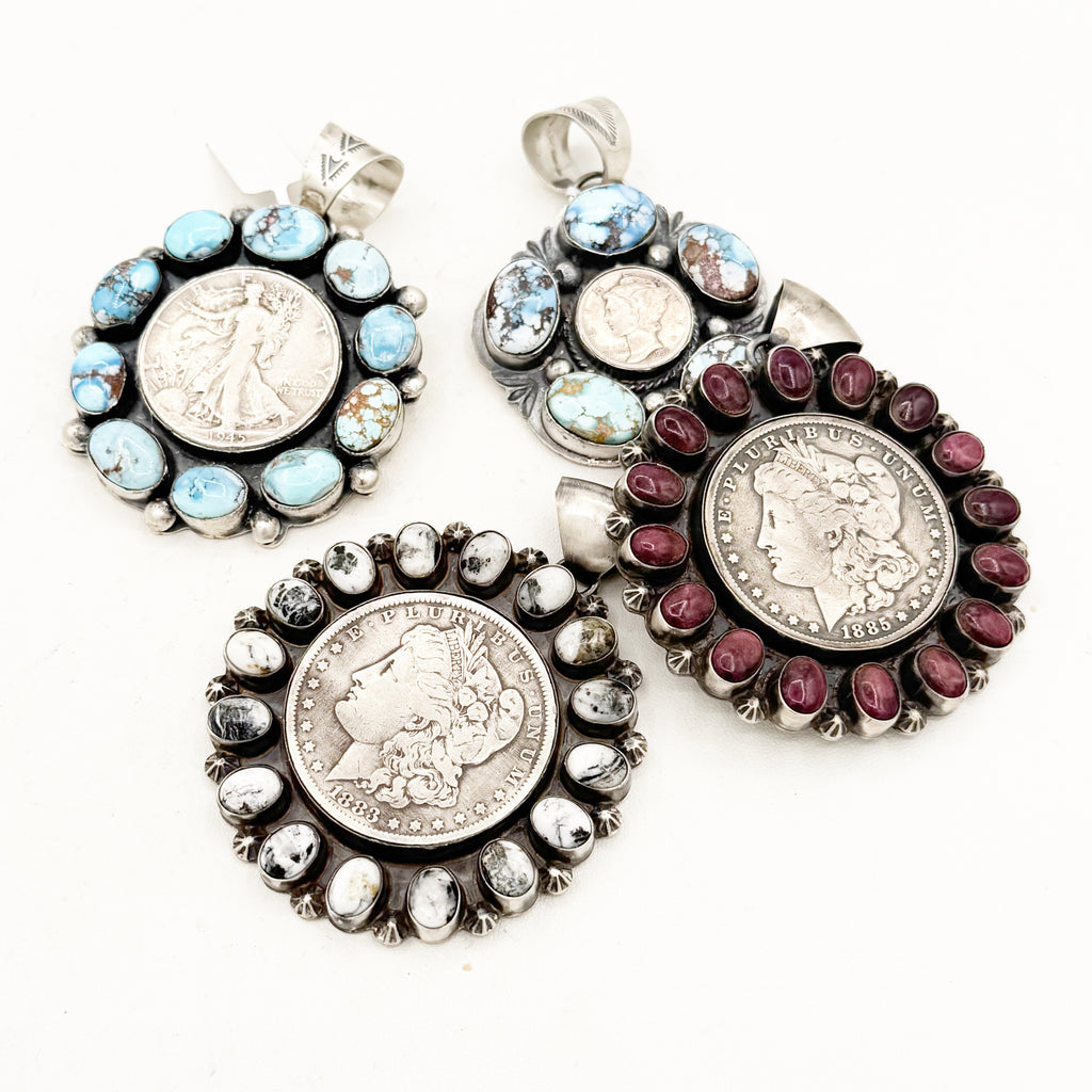 Native Made Coin Cluster Pendants – Hespera Jewelry Co.
