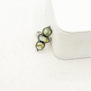 MEMORIAL DAY PREORDER: THREE STONE CRAWLER RING