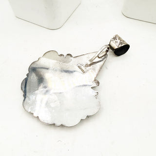 Kurt Card Pilot Mountain and Malachite Pendant