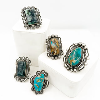 Alex Sanchez Old Style Large Rings