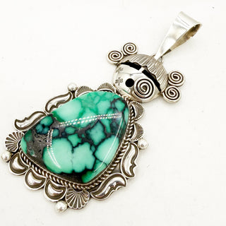 Alex Sanchez Emerald Rose Variscite Maiden Pendant