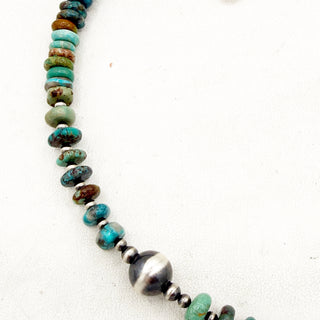 Handcut Royston Beaded Forever Necklace