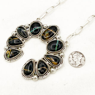 Oversized Blackjack Naja Necklace