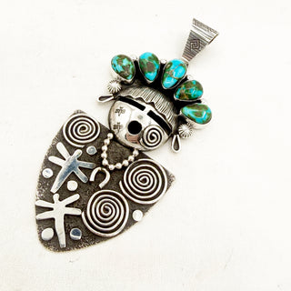 Alex Sanchez Sonoran Gold "Wise Woman" Maiden Pendant