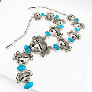 Alex Sanchez "Millions of Maidens' Blue Grotto Turquoise Necklace
