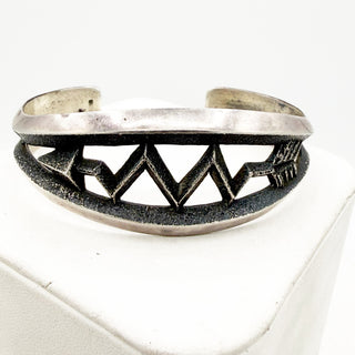 Vintage Tufa Cast Arrow Cuff