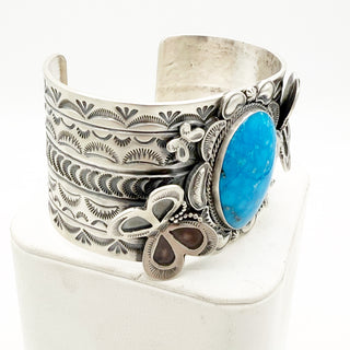 Sheila Tso Blue Grotto Butterfly Cuff
