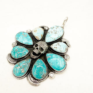 HJC x Jesus Vega Dry Creek Sugar Skull Cluster Pendant