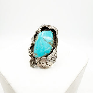 Vintage Navajo Kingman Botanical Ring