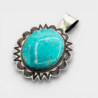Andy Cadman Turquoise Concho Pendants