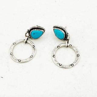 Sleeping Beauty Halo Earrings