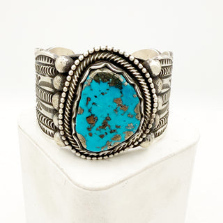 Alex Sanchez Persian Turquoise Heavy Gauge Size 7 Wide Cuff