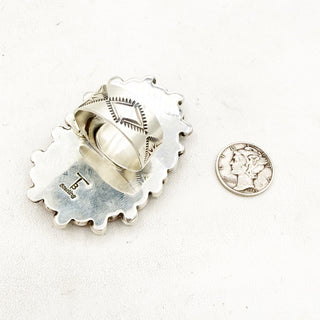 The Wildfire Mediterranean Coral Ring by Tyler Brown