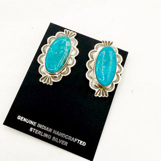 Alex Sanchez Royston Concho Earrings