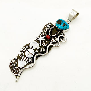 Alex Sanchez Grandmother Waterweb Kingman Pendant