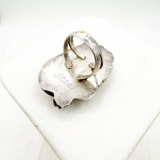 Vintage Navajo Kingman Botanical Ring