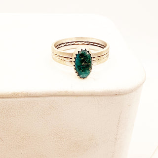 White Water Size 9 Signet Ring