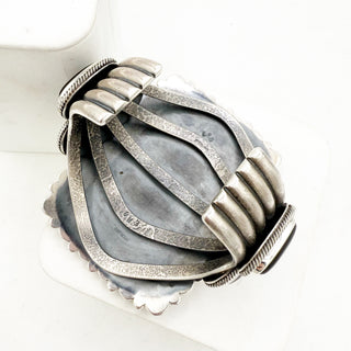 Ernest Begay White Buffalo and Black Onyx Cuff