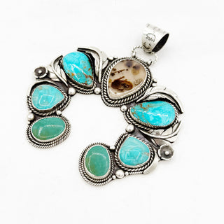 Donnalee Shewmake Royston and Montana Agate Naja Pendant