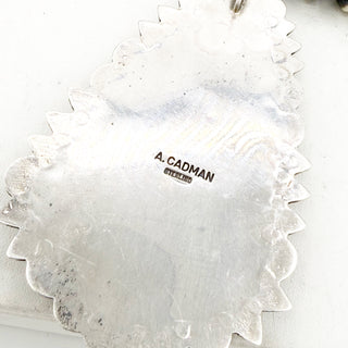 Andy Cadman Ribbon Blackjack Navajo Pearl Perfection Necklace