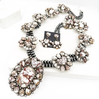 Tyler Brown Masterpiece Oversized Wildhorse Squashblossom Set!