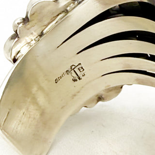 Tyler Brown Highgrade Royston and Dino Bone Cluster Cuff