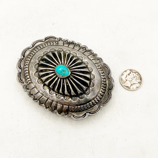 Vintage Navajo Concho Belt Buckle
