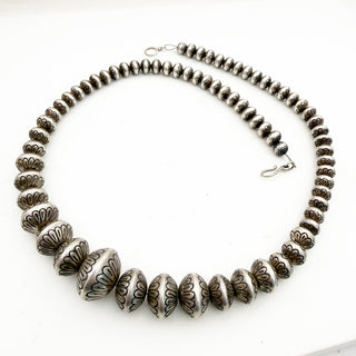 Heavy AF Vintage Native Made Navajo Pearls