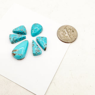 High-grade Persian Turquoise Cabochon Suites