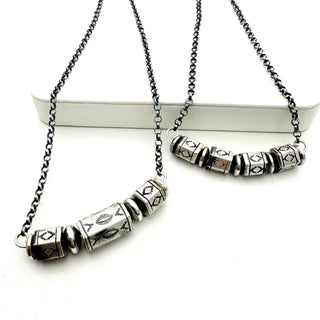 Stamped NP Bar Necklaces