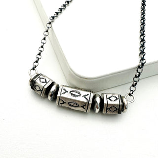 Stamped NP Bar Necklaces