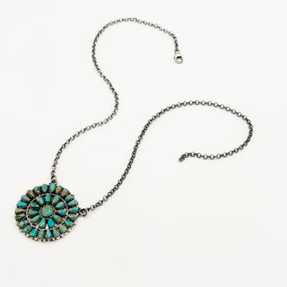 Leander Nez Royston Cluster Necklace