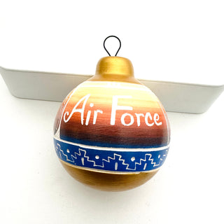 PRE-ORDER US Armed Forces Etched Ornaments by Vanessa Charlie