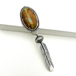 Coin Poncha Pearl Feather Blossom Pendants by Jason Ogg