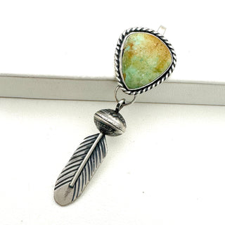 Coin Poncha Pearl Feather Blossom Pendants by Jason Ogg