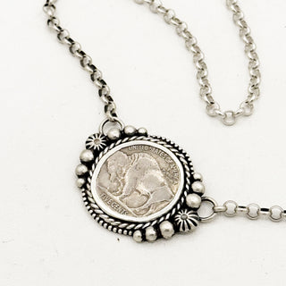 PREORDER - JASON OGG PERFECT EVERYDAY BUFFALO NICKLE BAR NECKLACE