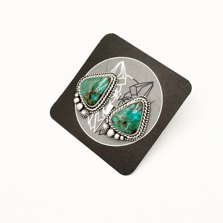Blue Galaxy Opal Marquis Half Cluster Ring