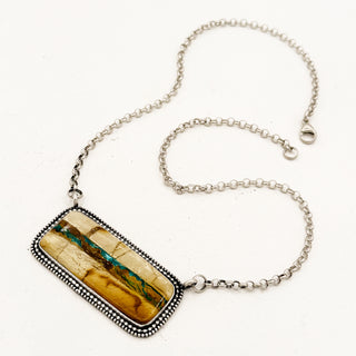Oversized Royston Ribbon Bar Necklace by Shay Pfeiffer