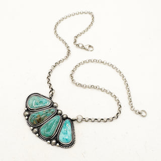 Cripple Creek Four Stone Bar Necklace by Shay Pfeiffer