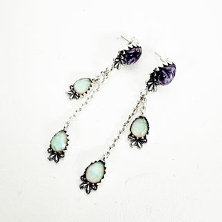 Wisteria Dangling Duo Earrings