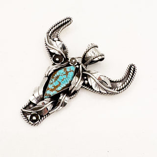 Donnalee Shewmake Mine #8 Longhorn Pendant