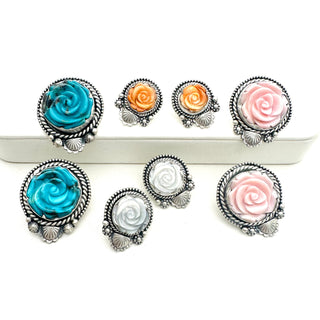Shay Pfeiffer Rose Earrings