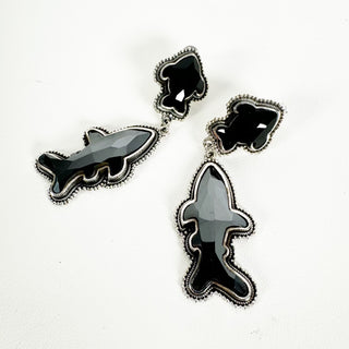 Shark Attack Statement Earrings