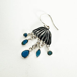 Jelly Fish Dangle Earrings