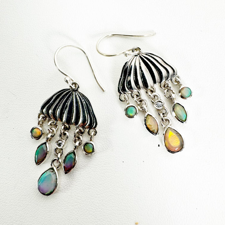 Jelly Fish Dangle Earrings