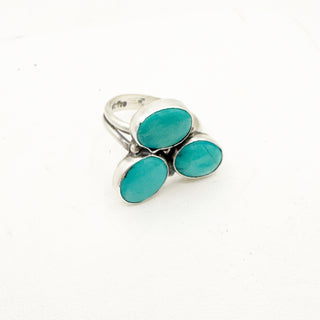 Justine Tso "Baca" 3 Stone Royston Ring