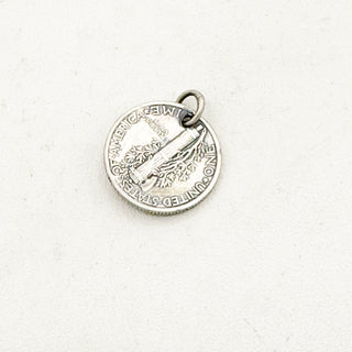 Mercury Dime Sleeping Beauty Charm by Jason Ogg
