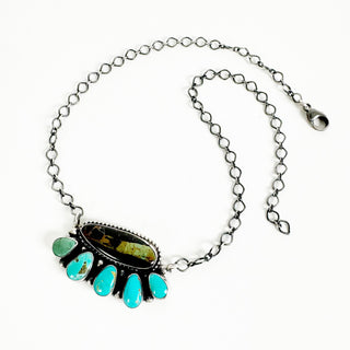 Blackjack and Dry Creek Bar Necklace by Sheila Ko