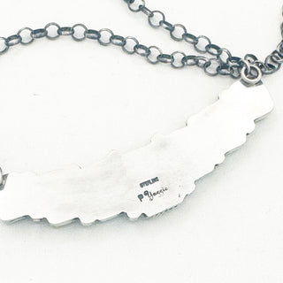 Patrick Yazzie Sonoran Gold 7 Stone Bar Necklace