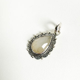 Gemstone Raindrop Charm